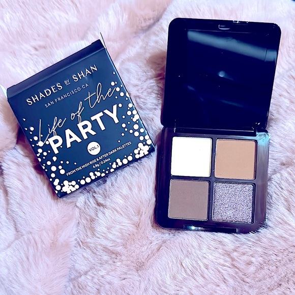 NEW: Shades by Shan Vol 1: Life of the Party Quads Eye Palette -Net 6.8 g - Picture 2 of 13
